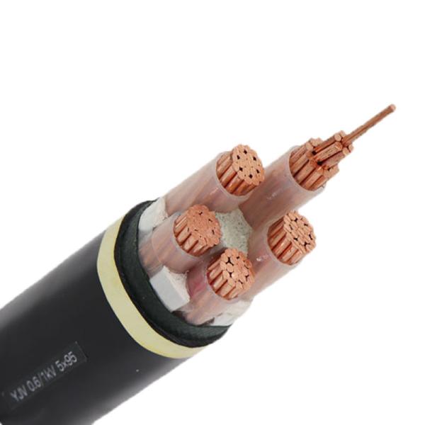 YJV Low Voltage Copper Conductor PVC Insulated 5 Core Armoured Cable Electric Power Cable