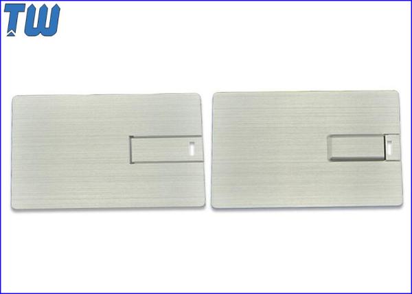 Durable Aluminum Credit Card Drive Pen Flash Drive USB 3.0 Interface