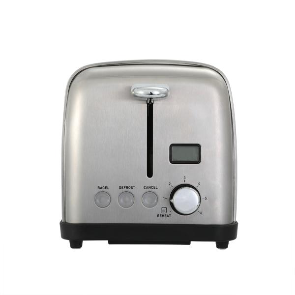 Horno de pan aprobado por la CE de la tostadora de 4 rebanadas de acero inoxidable con logotipo personalizado