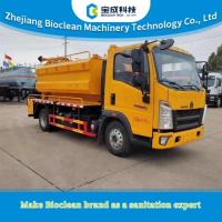 2.2m3 2200L 7.4tons Sewage Suction Truck Diesel Powered Pipeline Dredging