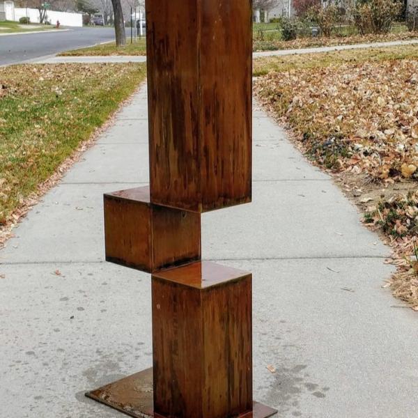 Sculpture en acier Corten pour la décoration de la maison/jardin - Usine personnalisée