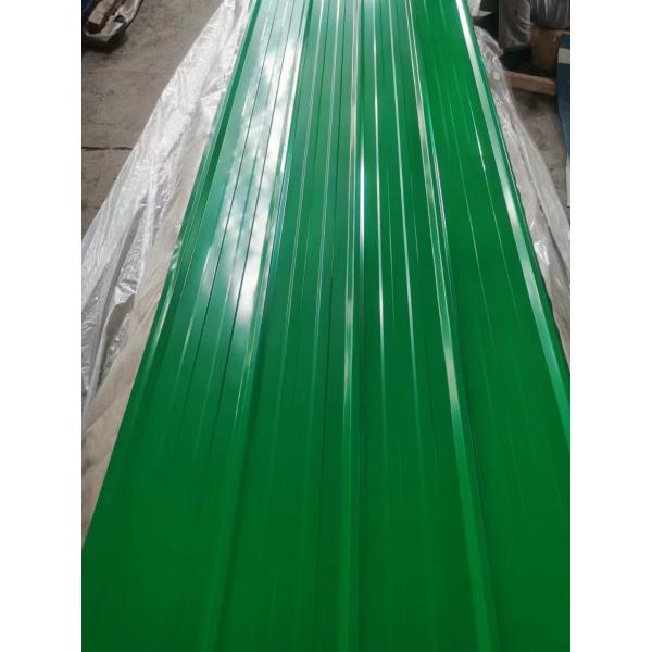 ASTM стандартная плоская катушка предварительно окрашенная гофрированная стальная плитка железная крыша плитка и лист