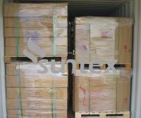 Tissu enduit en caoutchouc de fibre de verre de tissu de fibre de verre de silicium ignifuge de 0.4mm