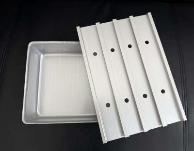 Block Fast Freezing Aluminum Freezer Pan with Lid, Eco-Friendly Aluminum Freezing Box