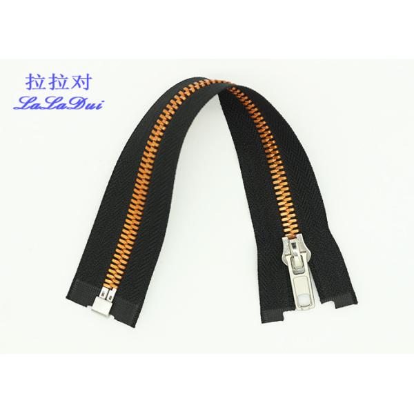 Invisible / Reversible Separating Zipper For Clothing , Child Wear Long Open Ended Zips