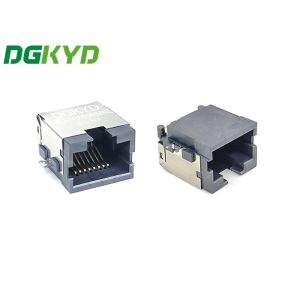 LCP Rj45 Female Connector SMT 8 Pin Sinking On Board DGKYDCB801188GWA6SB1133
