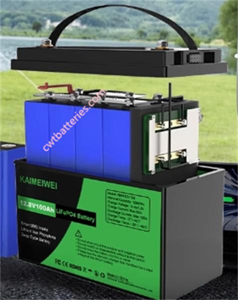 48V 100AH Lead Acid Motorhome Leisure RV Batteries For Solar Energy