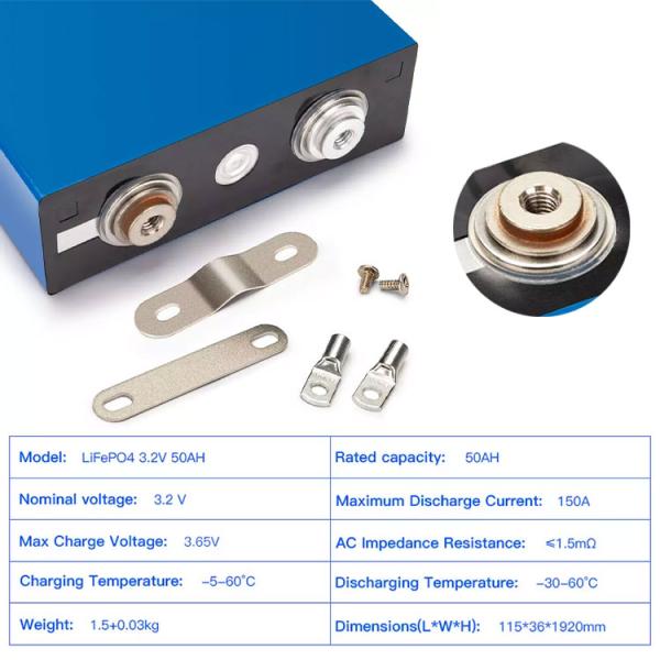 25ah 50ah 60ah 150ah Lifepo4 Energy Storage Battery 3.2 V Lithium Cells Deep Cycle 6000