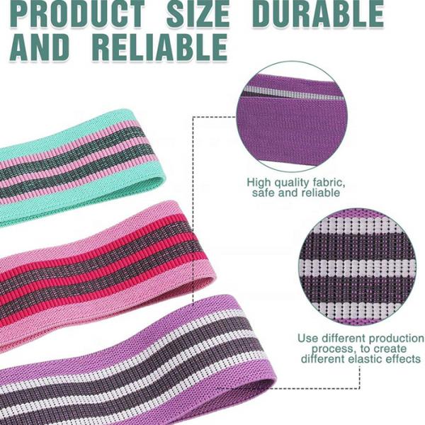 Foam Muscle Massage Roller Stick With Anti Slip Fabric Resistance Bands Massage Set