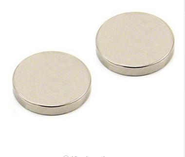 Super Strong Ndfeb Ring Magnet / Small Neodymium Magnets Silver Coating