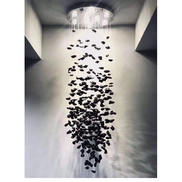 Modern Luxury DIY Glass Large Crystal Stone Chandelier Large classic chandelier (WH-NC-101)