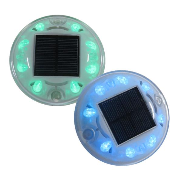 A estrada solar conduzida enche o piscamento plástico das luzes de advertência de olhos de gato do refletor