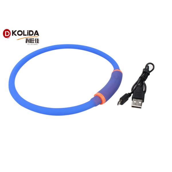 Flashing Light Up LED Dog Necklace Rechargeable Flashing Dog Collars Pet Gift