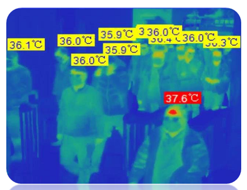 Полно детектор температуры системы скрининга лихорадки инфракрасн Аутматик ультракрасный человеческий от 8 метров