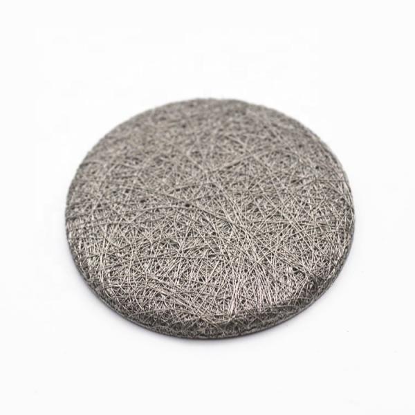 Excellent permeability , Hastelloy FeCrAl Nickel Liquid Filtration Sintered Fiber Felt