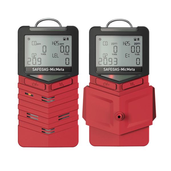Compact MicMeta Multi Gas Detector with ID-Password Protection for Confined-Space Entry Inspection