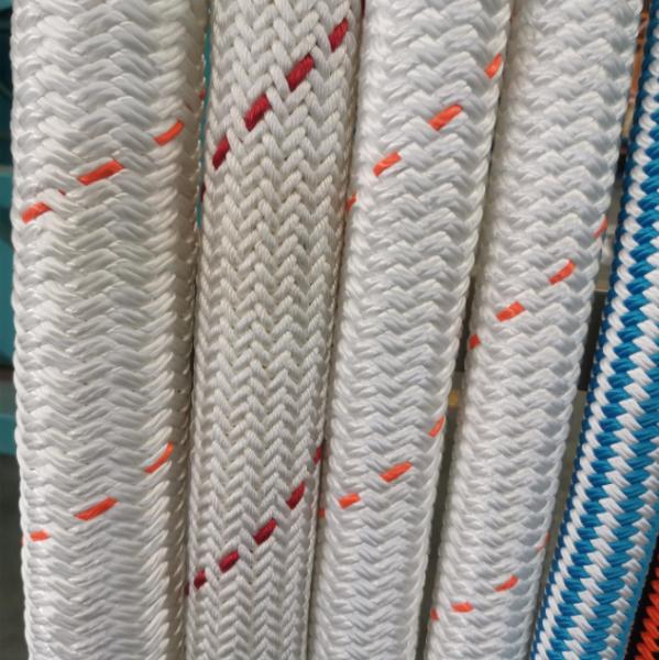 UHMWPE Rope 8 Strand Double Braided HMPE Port Towing Ship Super Mooring System Rope
