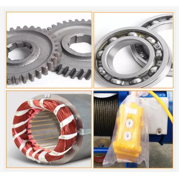 500kg 1t 2t Small Construction Electric Wire Rope Winch