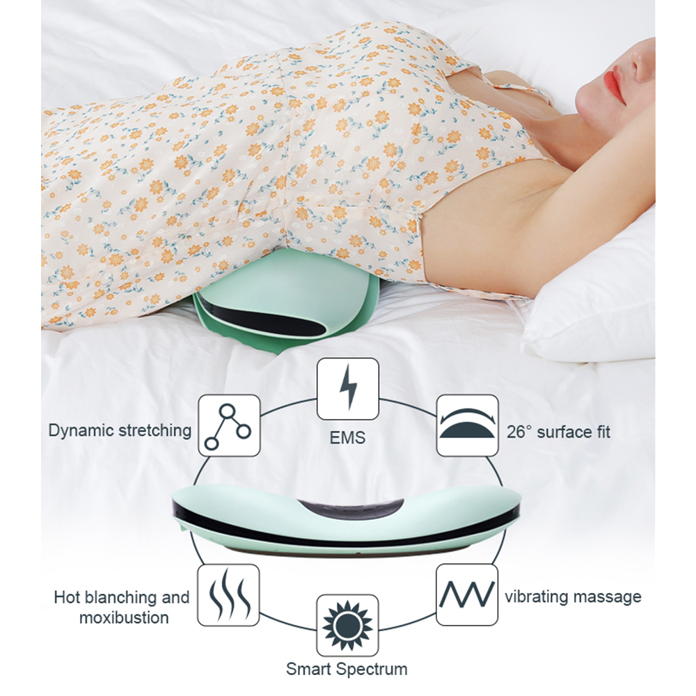 Heating Cervical and Lumbar Traction Machine Waist Lumbar Massager Tens Pulse Massager