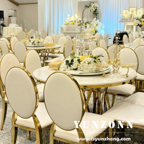 Classic Modern Round Dining Table with Heavy Base Tempered Glass & Marble for Outdoor Use in Kitchen Living Room Family Hotel