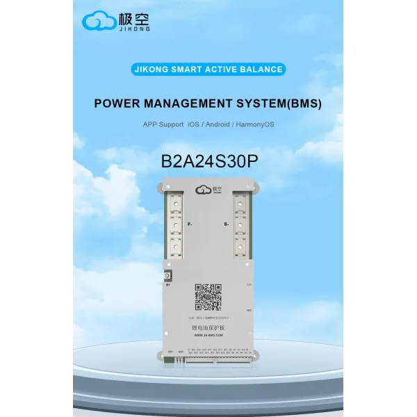B2a24s30p 24s 300A 2A Smart Active Balance LiFePO8 LFP Li-Lon PCB Electric Car Charging Station Control Board Jk BMS