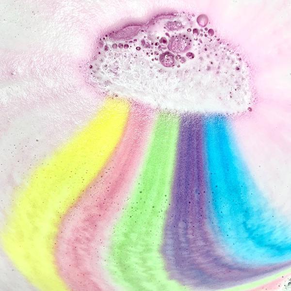 Essential Oil Bath Salts , Organic Rainbow Bath Bomb For Kids