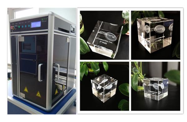 Portable 3D Crystal Subsurface Laser Engraving Machine with Diode Pump