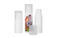 150ml / 200ml / 250ml Customized Color and logo PP Airless Bottle Cosmetic Packaging Container UKA21
