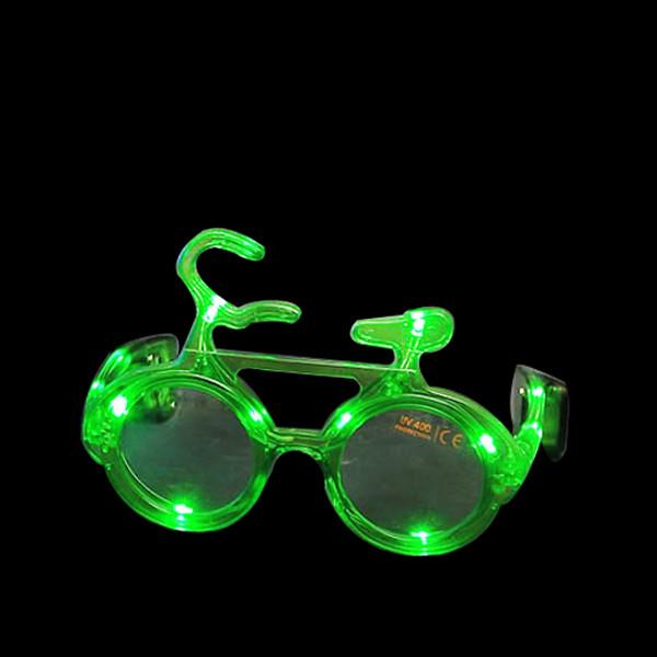 Multi-Color Bicycle Shaped LED Glasses For Concerts, Party, Night Clubs And More!