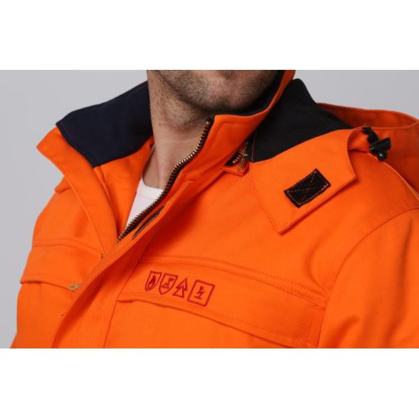 OEM Flame Retardant Workwear 350gsm Flame Proof Jacket