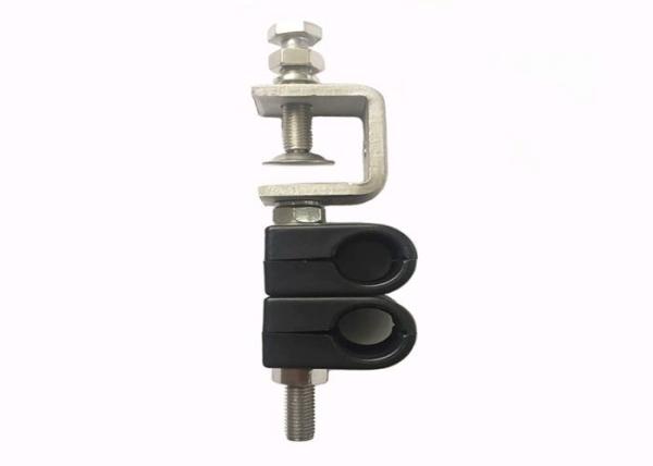 Through Type Feeder Cable Clamp , Towers Ladders 1 / 2 In Double Cable Clamp
