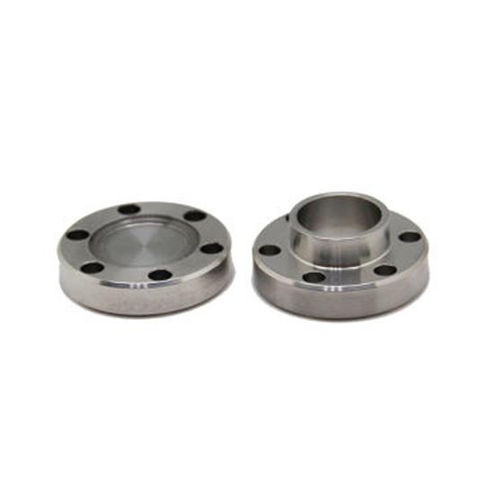 Vacuum Pipe Fittings CF Bored Blank Flange Blank Tapped Flange