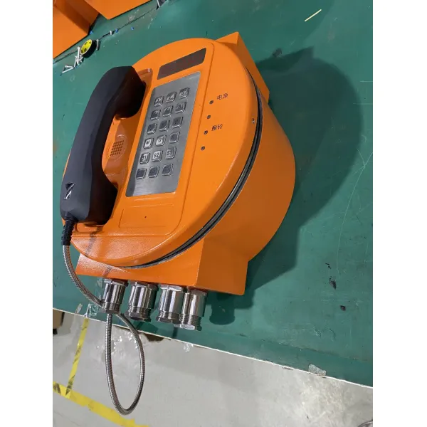 Outdoor IP66 Explosion Proof Telephone with Aluminium Alloy Enclosure and Strong Noise Canceling for Hazardous Areas