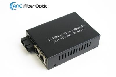 Fast Fiber Ethernet Media Converter 10 100M Dual Fiber 1x SC ST FC Por To RJ45