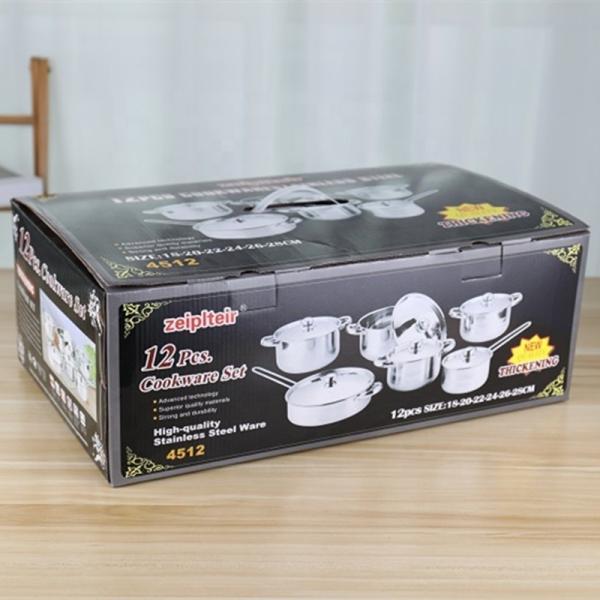 Hot sale stainless steel cookware stainless steel stock pots cooking ware set cooking pot set