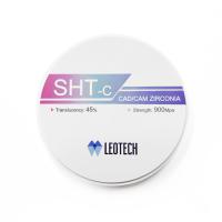 Light Shade Advantage Zirconia Block 45% Ultra-Translucency 10/12mm Thickness Options