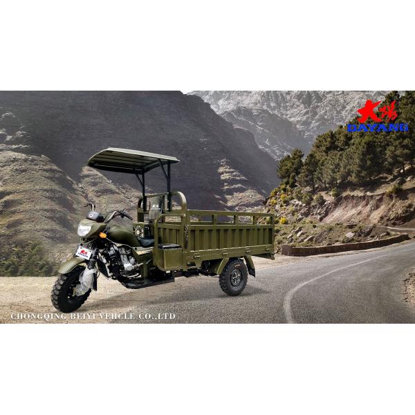 Potente motocicleta de carga de un solo cilindro de 12 V para el transporte de carga