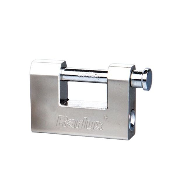 Rarlux High Quality  Nickel-plated Iron Anti-cut Padlock Vane Keys Rectangular Padlock