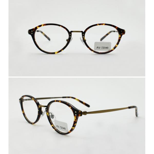 Vintage Round Clear Glasses Non-Prescription Eyeglasses Frames for Women Men Handmade Unisex Dark Tortoise Acetate Frame