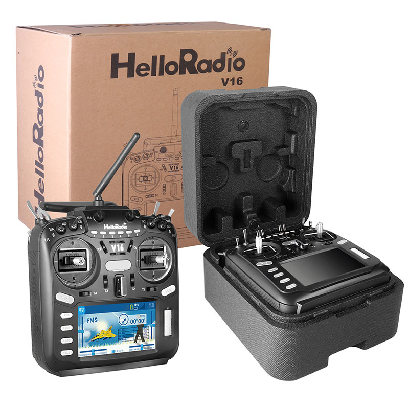 HelloRadio V16 PRO Multi Protocol Remote Control High-frequency Head EDGTX Touch Screen Radio Transmitter For RC FPV Drone