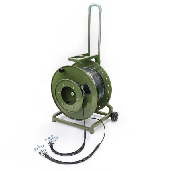 Портативный кабельный катушка с Optitap SC TPU Внешний бронированный волоконно-оптический кабель