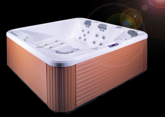 European Design Acrylic Whirlpool Massage Swimming Outdoor Bathtubs with 3 x 3h Jet Pump