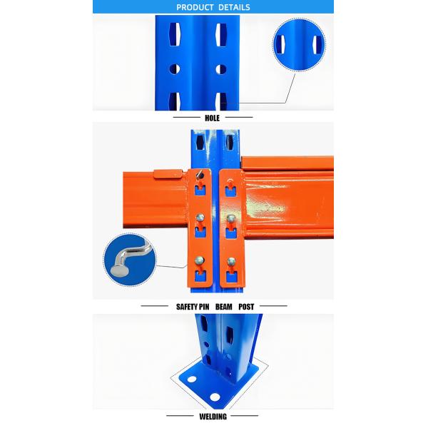 Pallet Rack System Industrial Storage Shelves Industrial Heavy Storage Rack System