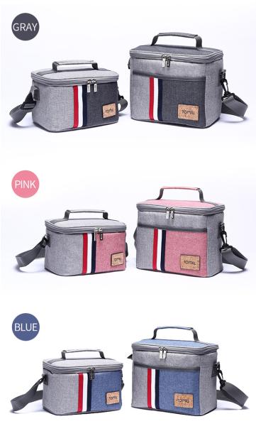 Waterproof Lunch Cooler Bags Large Capacity 600D Polyester Material For Office Women