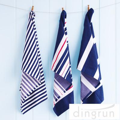 OEM Full Print Kitchen Tea Towels , 100 Cotton Kitchen Dish Cloths 25*50cm