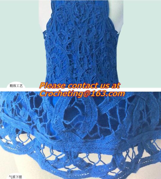 Knitted, Crocheted, Tassel, Women Floral, Crochet Sleeveless Vest Tank Top Tunic Shirt