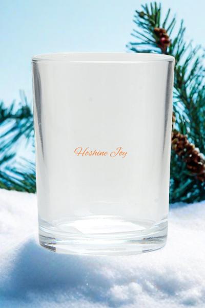 Transparent Empty Glass Candle Holders 320ML Glass Candle Making Jars