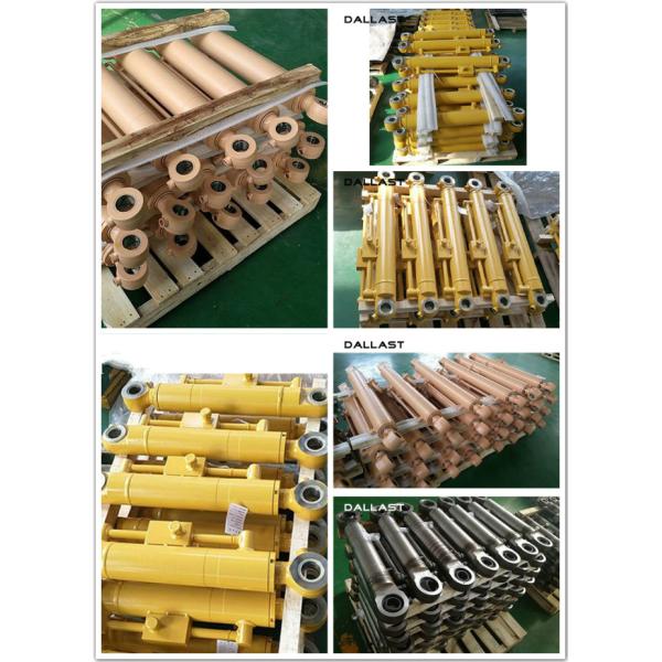 1 Acting Truck Hydraulic Lift Cylinder Heavy Duty Concrete Pump , Hydraulic Oil Cylinder