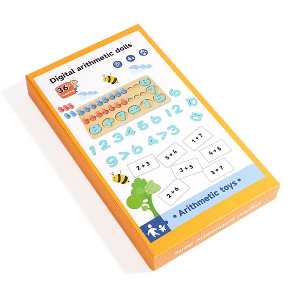 Children's Early Education Wooden Digital Arithmetic Doll Parent-child Interactive Educational Toys