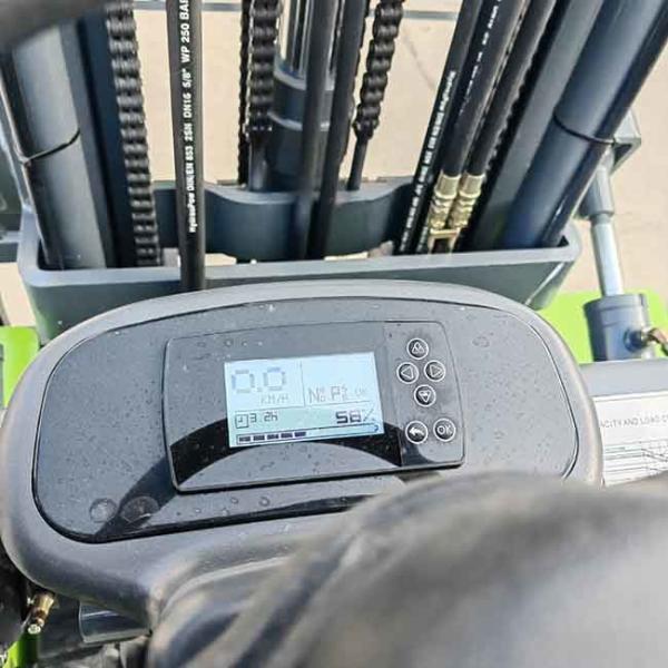 1500kg CPD15KD Lithium Ion Forklift AC Motor Container Mast Battery Forklift